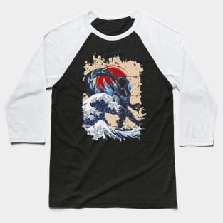 Godzilla - Vintage Japan Baseball T-Shirt